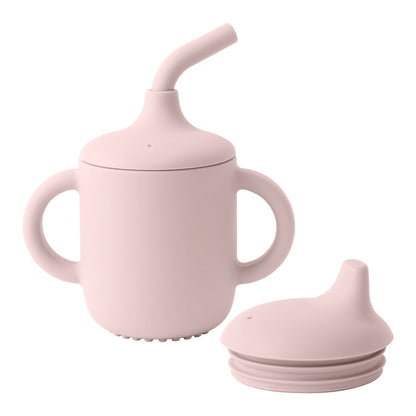 PeakPicks™ 2-in-1 Silicone Baby Cup – Spill-Proof Straw & Snack Lid for Happy Little Sippers
